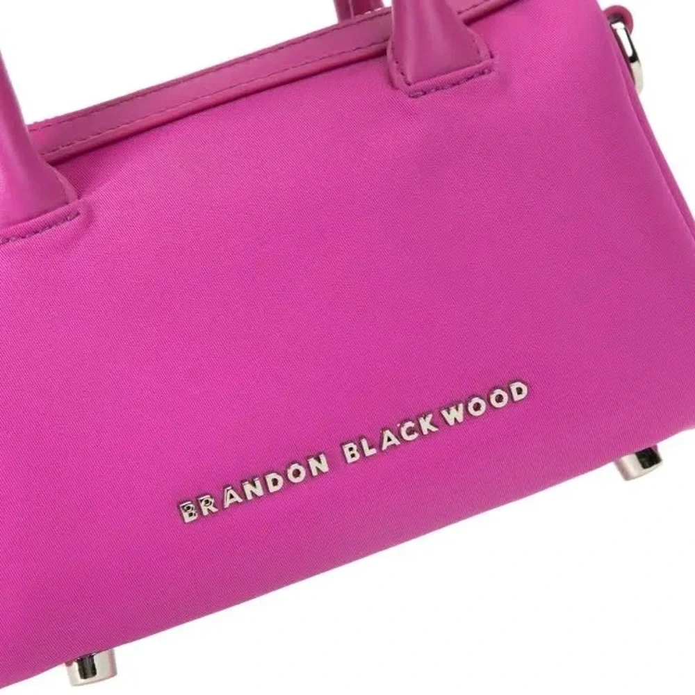 Brandon Blackwood Pink Mini Cara Duffle Handbag - Picture 2 of 3